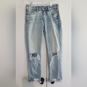 Silver Jeans Blue Straight Leg Denim